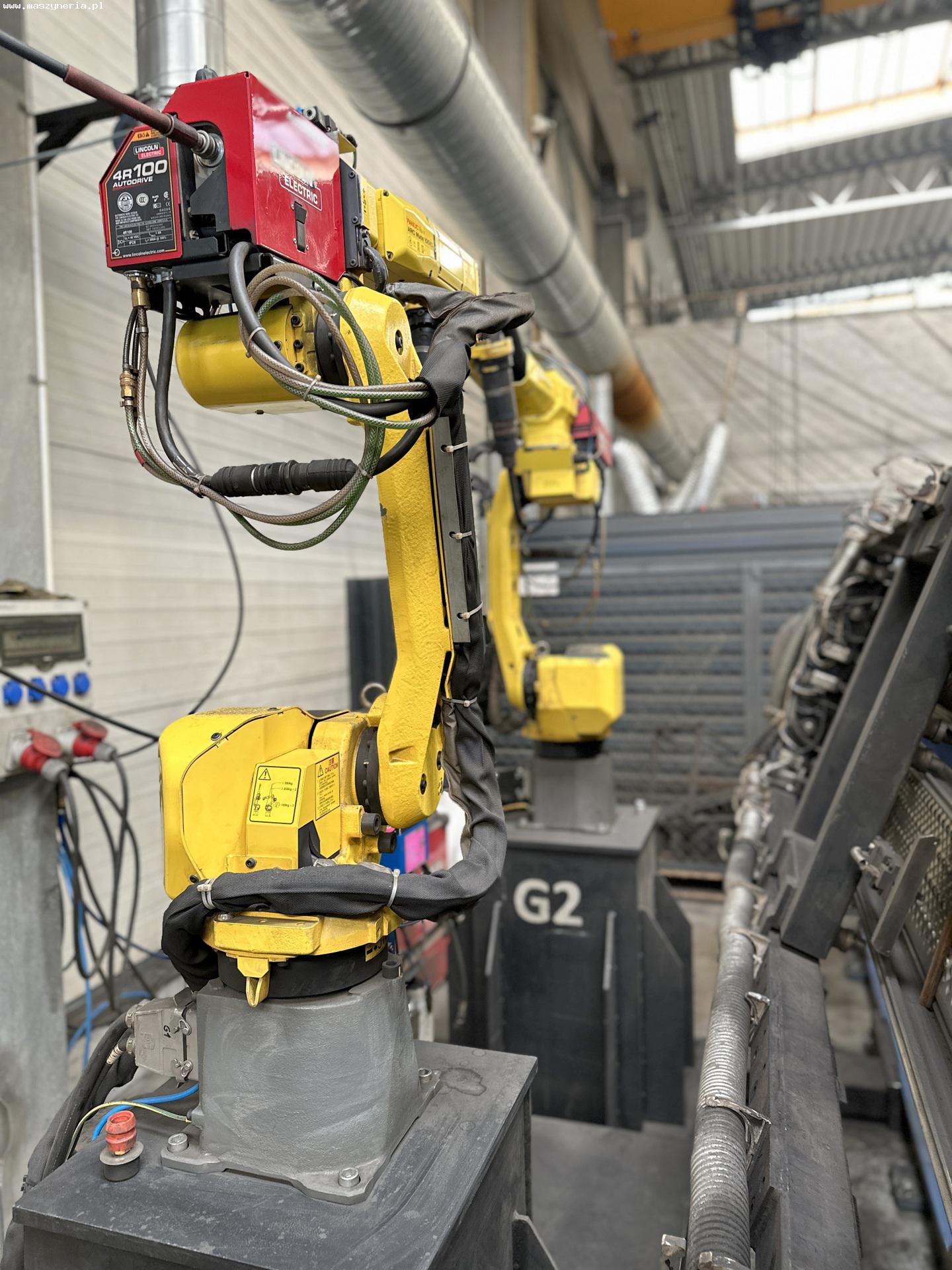 Stazione di saldatura robotica FANUC Arc Mate 100iC in vendita - foto 8